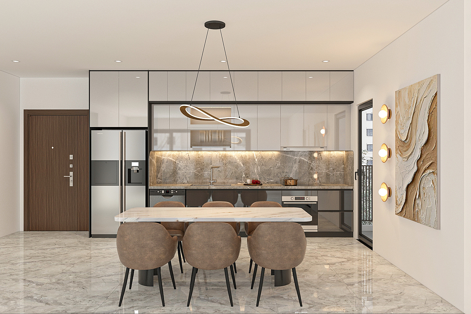 Nội thất trọn gói tủ bếp