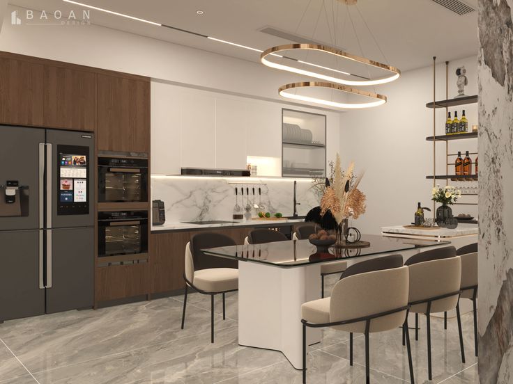 Tủ bếp hiện đại 